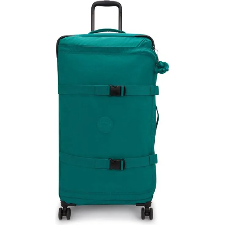 Kipling Basic Spontaneous 4 Rollen Trolley L 78 cm, grün, 100% Polyamid, Maße 41 cm x 28 cm x 78 cm