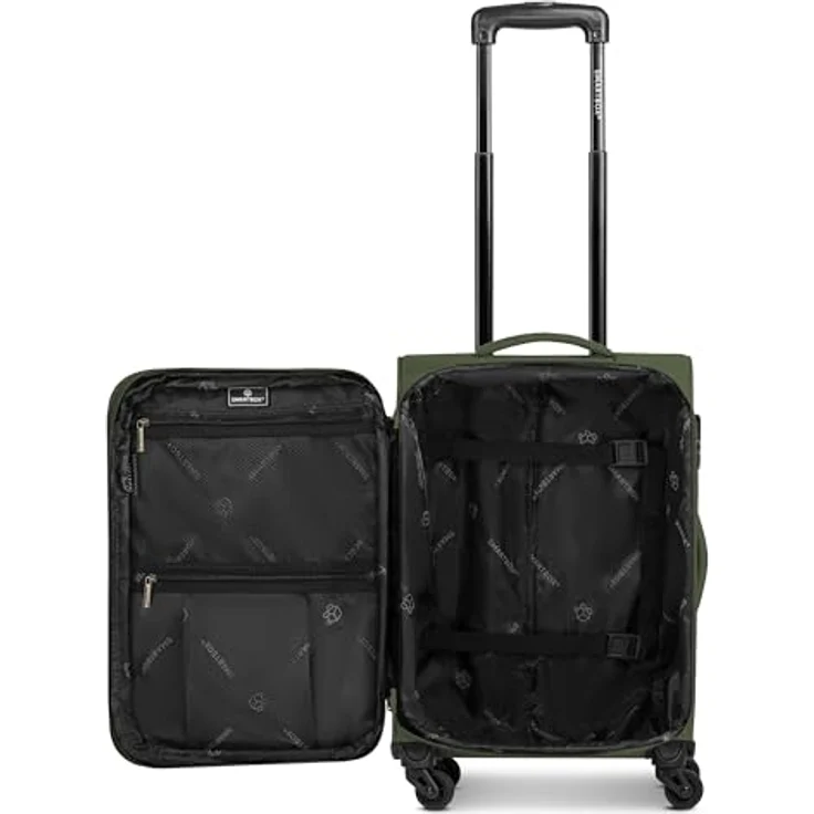 SMARTBOX Weichgepäck Kabinen-Koffer für Damen & Herren | Kleiner Cabin-Trolley 36 x 23 x 57 cm | 4 Rollen & Zahlenschloss | erweiterbar mit Dehnfalte | leichte 2,6 kg (Edition 04) – Bild 5