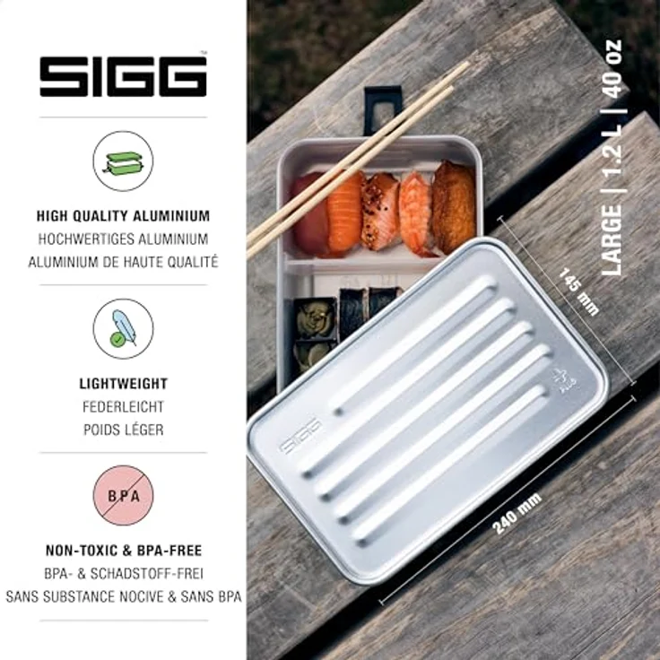 Sigg 8698 Metal Box Plus L Brotdose – Bild 4