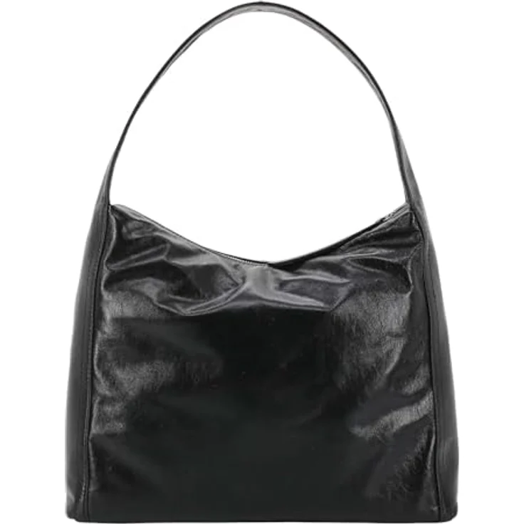 abro Amber Shopper Tasche, 100% Leder, 36.5 cm, schwarz – Bild 4