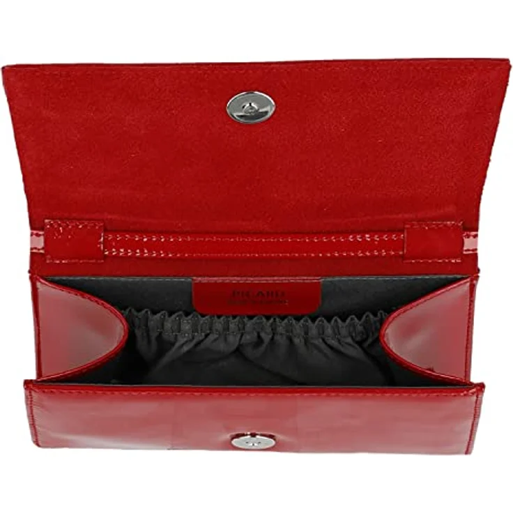 Picard Umhängetasche Auguri, Leder, abnehmbarer Trageriemen, ideal als Clutch, schwarz – Bild 5