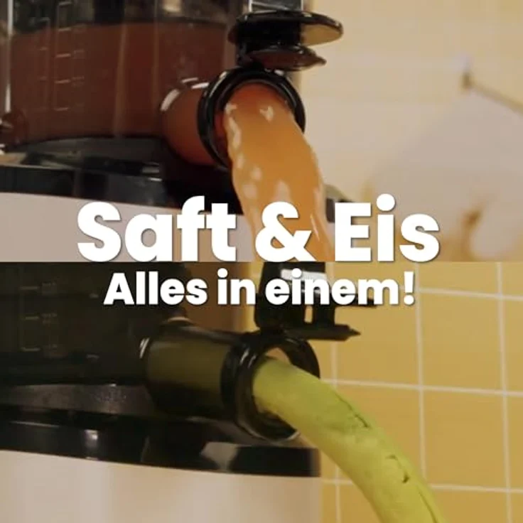 Kuvings AUTO8 Entsafter – Pflegeleichter Slow Juicer mit 2L Fassungsvermögen und 200W Motor ideal für Obst, Gemüse und Smoothies. (Silber) – Bild 3