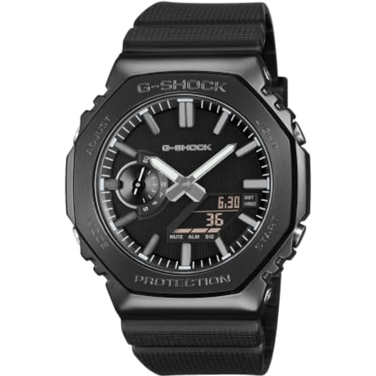 Casio G-Shock GM-2100LXB-1AER, Herren-Armbanduhr mit schwarzem Zifferblatt und schwarzem Armband, 44 mm Gehäuse – Bild 1