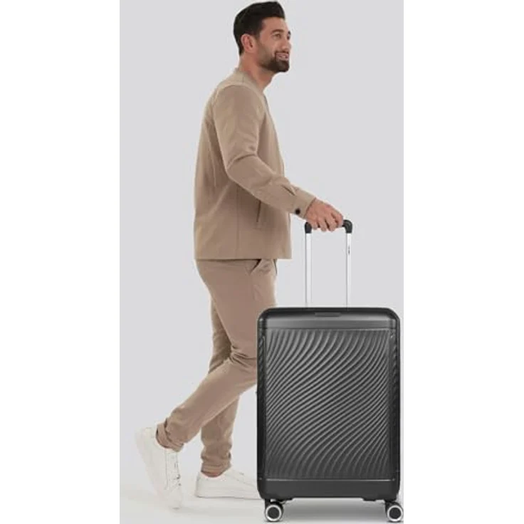 Picard Hartschalen-Trolley Vienna, 4 Rollen, Polycarbonat, integriertes TSA-Schloss, erweiterbare Dehnfalte - Preisvergleich – Bild 6