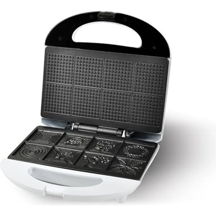Efbe Waffeleisen ZWE 1000, 750 W, Zimtwaffeln mit 8 Motiven und Backampel – Bild 4