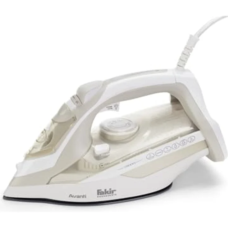 Fakir Avanti-Dampf-Bügeleisen, mit Kabel, Bügelsohle aus Keramik, automatische Abschaltung, Anti-Tropf-Funktion, beige - 2800 Watt – Bild 8