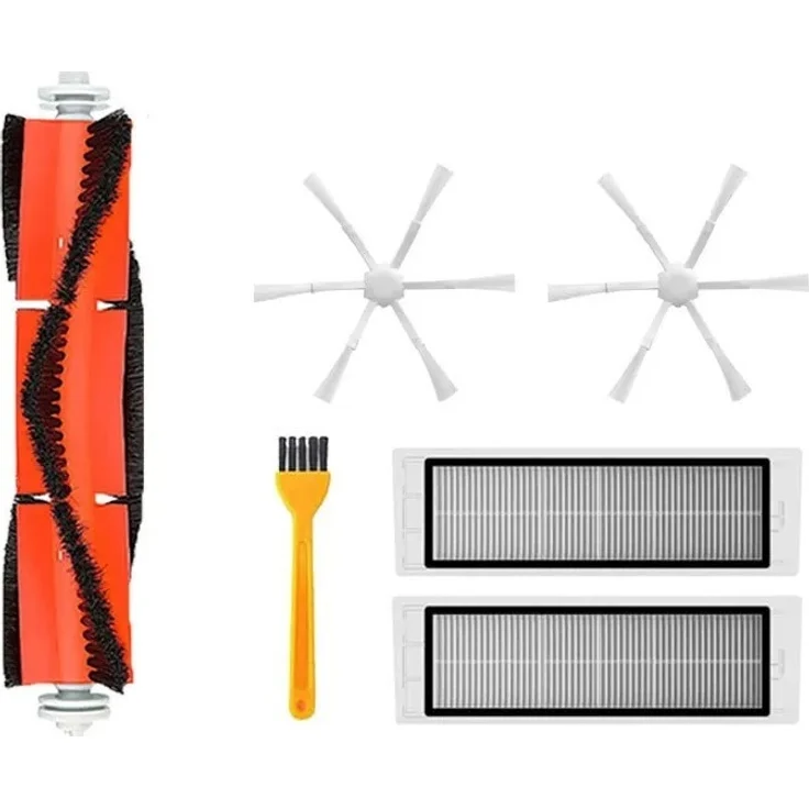 INF 6-teiliges Zubehörset für Xiaomi Mi Robot Vacuum Mop 2 STYTJ03ZHM, inklusive HEPA-Filter und Rollbürste, mehrfarbig