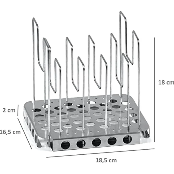 Mahlzeit Sous Vide Set, GN Behälter inkl. Deckel und Gestell | Verstellbar Professionelles Gestell zum Garen, Spareribs Halter, Ideal für Fisch und Fleisch, Sous-Vide, Gastronormbehälter – Bild 4