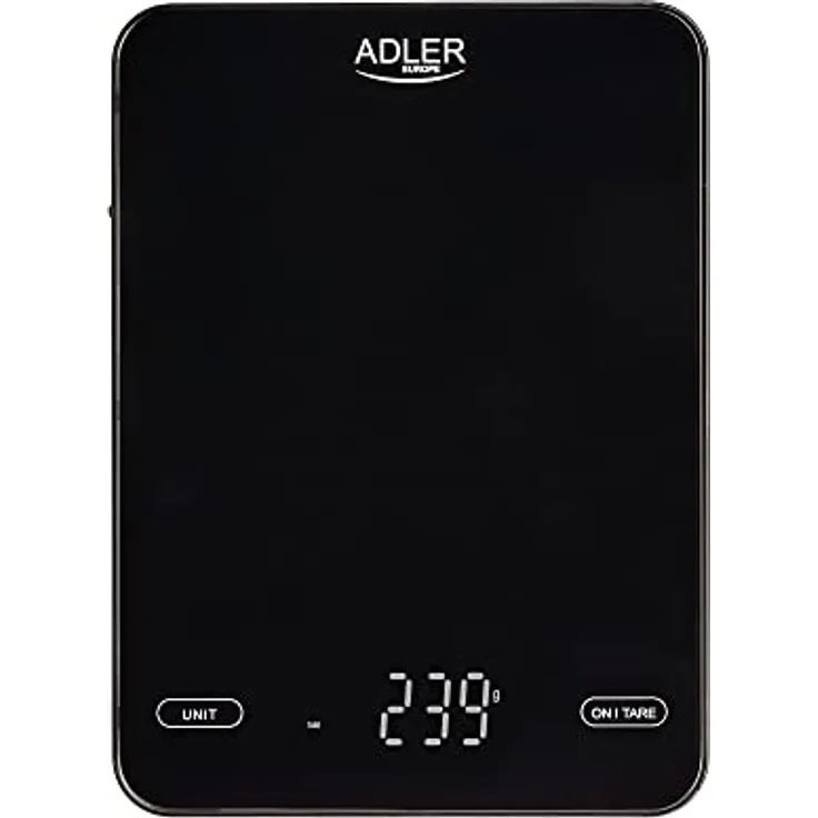 Adler AD 3177b Küchenwaage, 10 kg, USB-Ladegerät