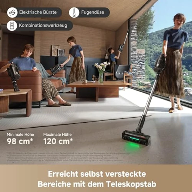 MOVA G70 Complete, Akkubetriebener Stielsauger mit 700 Watt, innovative Reinigungstechnologie und hygienische Entleerung – Bild 8