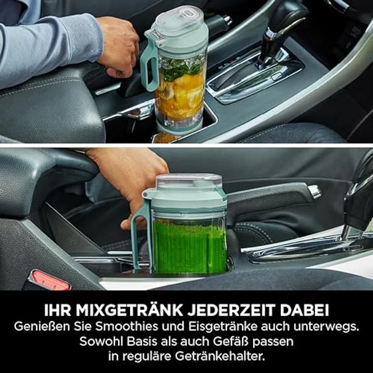Ninja Blast Max BC251EUMT, Kabelloser Standmixer mit 570 ml Glasgefäß und Auto-iQ Technologie, poliert – Bild 9