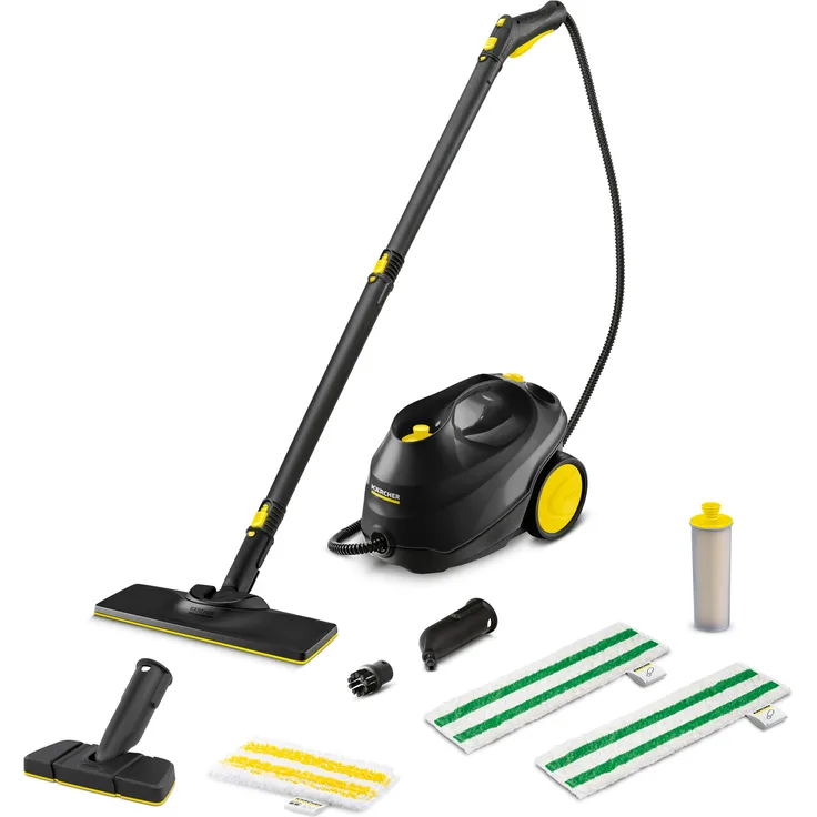 Kärcher SC 3 EasyFix Go!Further, Dampfreiniger mit 30 Sekunden Aufheizzeit, schwarzes Gehäuse und exklusivem Zubehör
