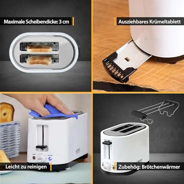 TZS First Austria FA-5368-3 Toaster – Bild 5