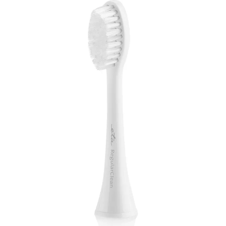 ETA SONETIC Ersatzbürste RegularClean weiß, weiche Bürsten, 2 Stück