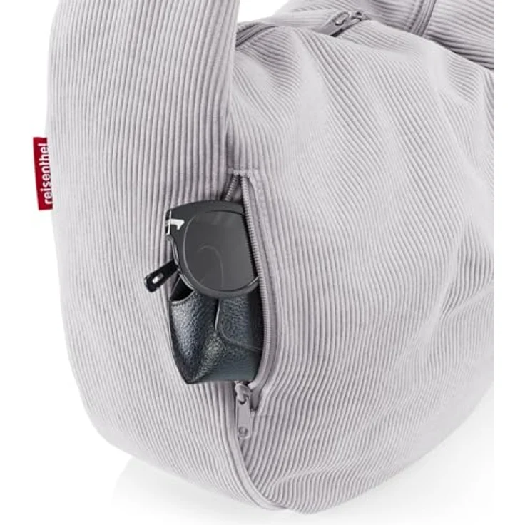 reisenthel Moonbag Schultertasche, 48 cm, grau, aus 100% Polyester – Bild 6