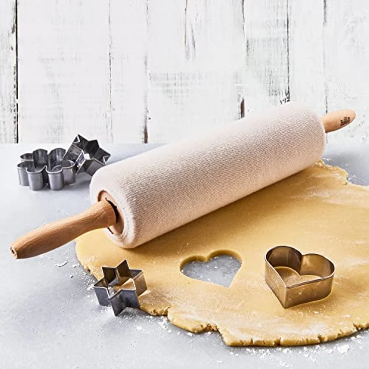 Birkmann, Teigrollenbezug, Easy Baking, Baumwolle, bei 30°C waschbar – Bild 2