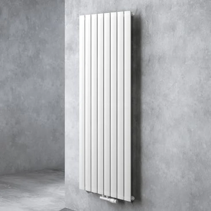 doporro Vertikal Badeizkörper Badheizung 160x61cm, einlagig in Weiß, korrosionsbeständig – Bild 1