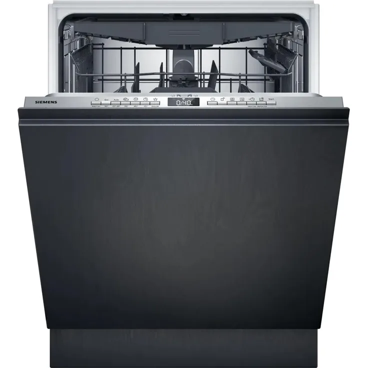 Siemens iQ300 SN73HX16CE, Vollintegrierter Geschirrspüler, 60 cm, Schwarz, Edelstahl, Touch-Display, LED-Beleuchtung, 1,75 m