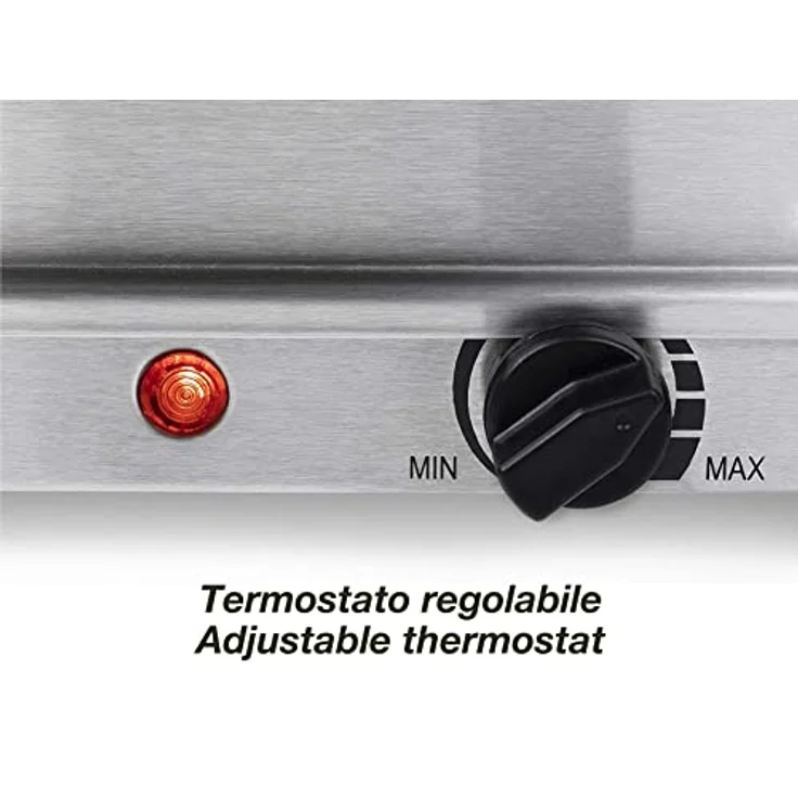 Beper P101TEM001 Buffetwärmer aus Stahl-Kunststoff Grau metallic Essenswärmer Warmhalter Chafing Dis – Bild 4