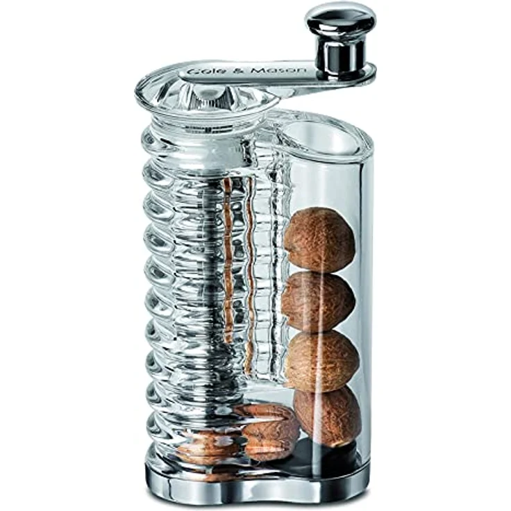 Cole & Mason H101119 Wallis Muskatnussmühle. Höhe: 14,5cm, Acryl, Clear, 14.5 cm – Bild 7