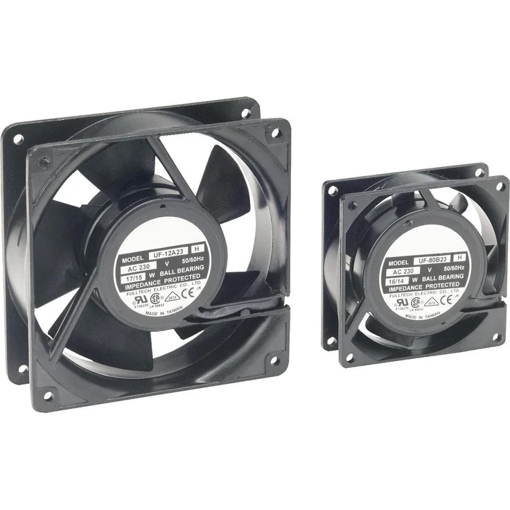 Schneider Electric Motor Ventilator, leistungsstarker Belüftungsventilator mit 156 m³/h Luftdurchsatz, 17 Watt Leistung und leisen 42 dB