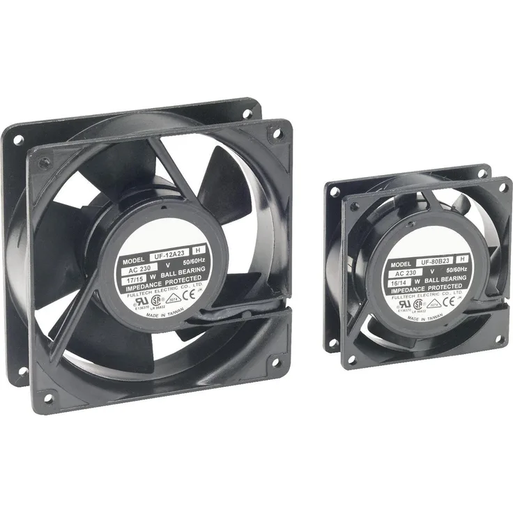 Schneider Electric Motor Ventilator, leistungsstarker Belüftungsventilator mit 156 m³/h Luftdurchsatz, 17 Watt Leistung und leisen 42 dB