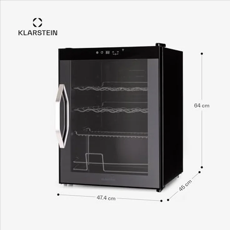Klarstein Coachella 60, Tischkühlschrank mit 60 Liter Fassungsvermögen, WiFi-Funktion und atmosphärischer LED-Beleuchtung – Bild 7