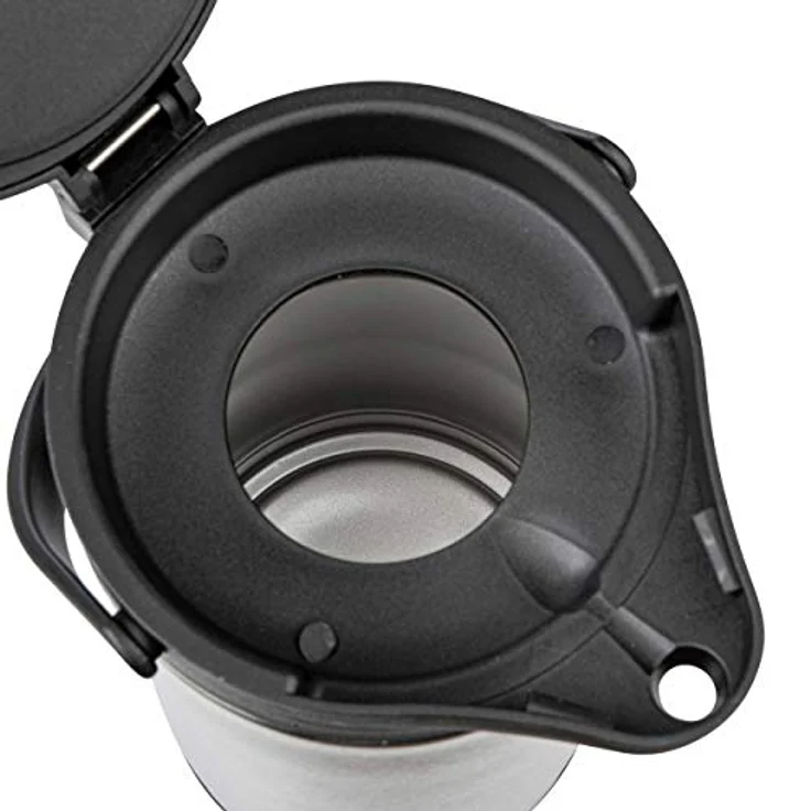 ONVAYA Airpot Pumpkanne 5 Liter Isolierkanne Thermoskanne Getränkespender Edelstahl mattiert Kaffeekanne Doppelwandig – Bild 5