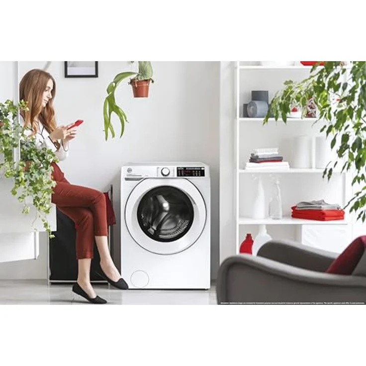 Hoover H-WASH 500 HWQ 49AMC6/1-84, 9kg Waschmaschine mit Wi-Fi, Bluetooth, Care-Programmen und Power Care System – Bild 8