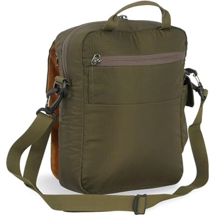 Tatonka Check In XL, Handtasche mit RFID Ausleseschutz, Grün, 27,5 x 20,5 x 9 cm, 330 g – Bild 2