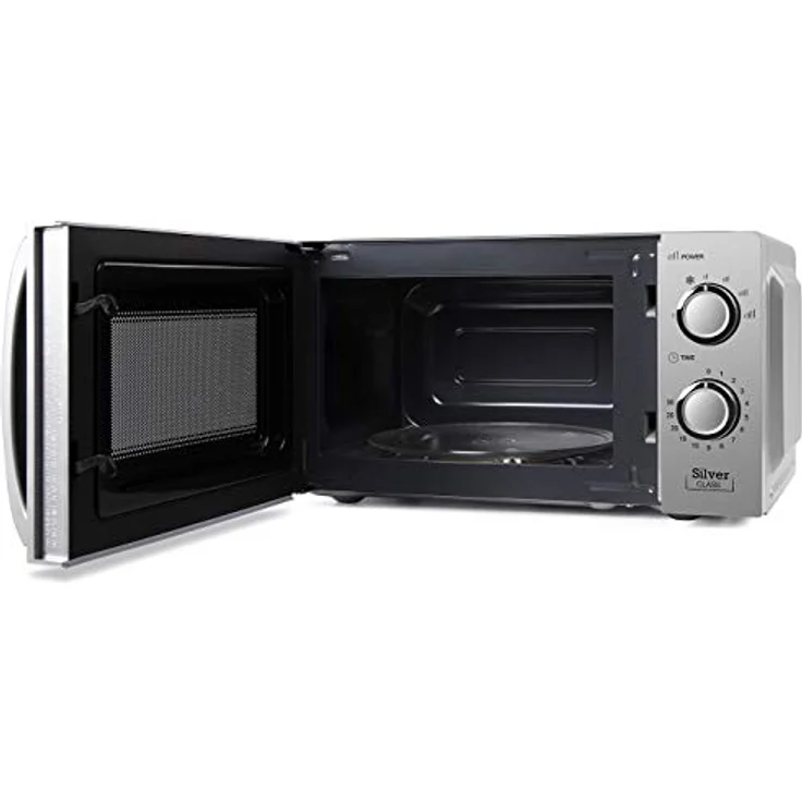 Orbegozo MI2118 Mikrowelle, Standgerät, 20 Liter Garraum, 700 Watt, edelstahl – Bild 2