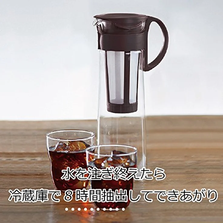 Hario Mizudashi Cold Brew Coffee Pot Teekanne, Glas, braun – Bild 6