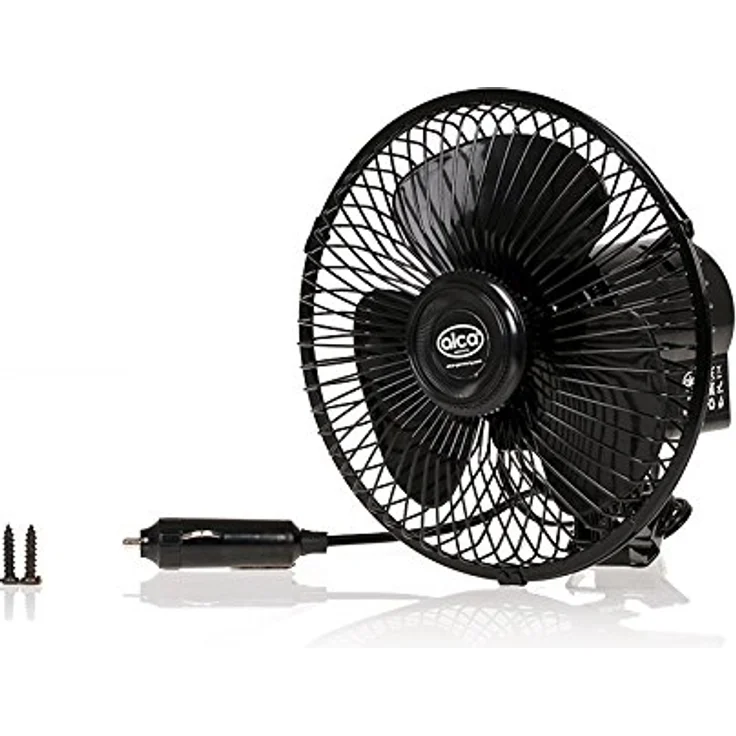 alca Handventilator Fahrzeugventilator 24 V, Metall mit Rotation & Schraubbefestigung für Nutzfahrzeuge – Bild 4