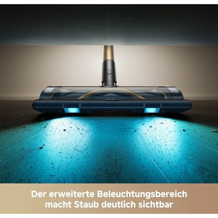 Dreame Mova S5 Sense, Kabelloser Hand-und Stielstaubsauger, 570 W, 27.000Pa Saugleistung, Vielseitiges Zubehör, Blau – Bild 4