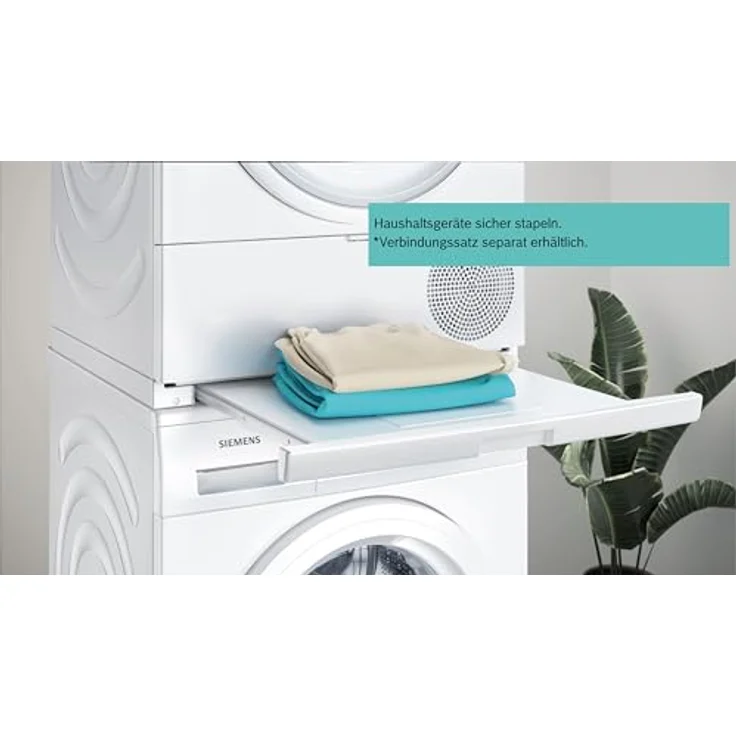 Siemens WT43N203 iQ300 Kondensations-Trockner 8 kg, speedPack - Zeit sparen, autoDry - schonendes und präzises Trocknen, Outdoor-Programm, easyClean-Filter – Bild 4