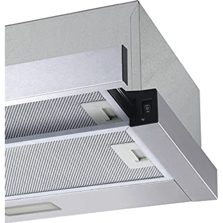 CATA Teleskopische Dunstabzugshaube Modell TFB-5160 X, 2 Leistungsstufen, 300 m³/h, Energieeffizienzklasse C, rostfreier Edelstahl, leiser Betrieb – Bild 4