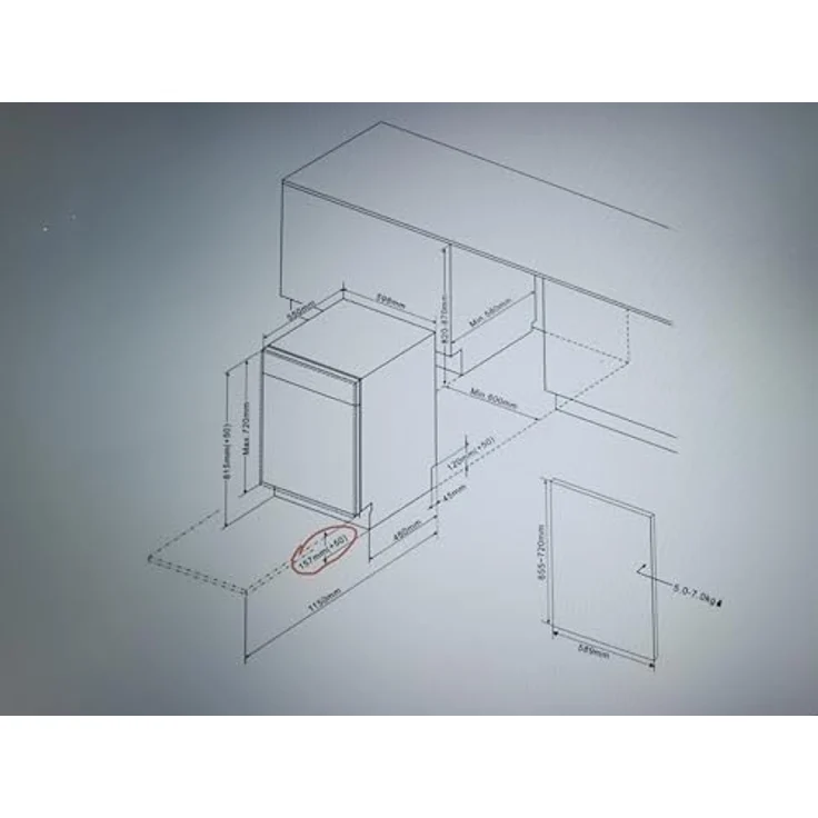 PKM GSP12-4DFI, vollintegrierter Geschirrspüler mit AquaStop, 4 Programme, 12 Gedecke, energiesparend, leise 49 dB(A) – Bild 2