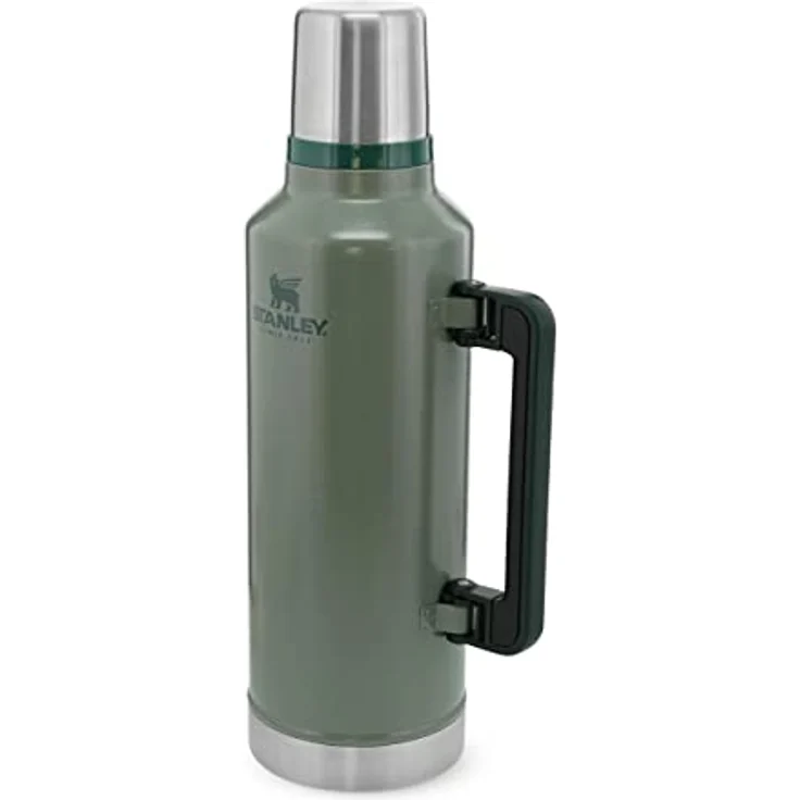 Stanley Classic Legendary Thermosflasche 2.3L Hammertone Green - Edelstahl Thermoskanne - BPA-frei - Thermos Hält 48 Stunden Heiß - Deckel Fungiert Auch als Trinkbecher - Spülmaschinenfest – Bild 1