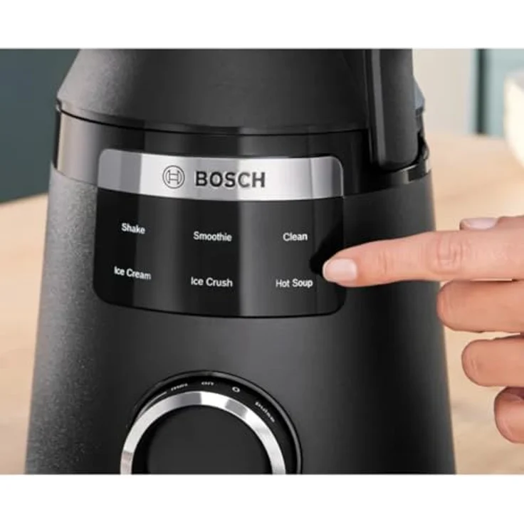 Bosch Hausgeräte MMB6654B Standmixer, 1800 Watt, 2 Liter, Schwarz, ProSpeed 6-Klingen-Technologie, 6 automatische Programme – Bild 5