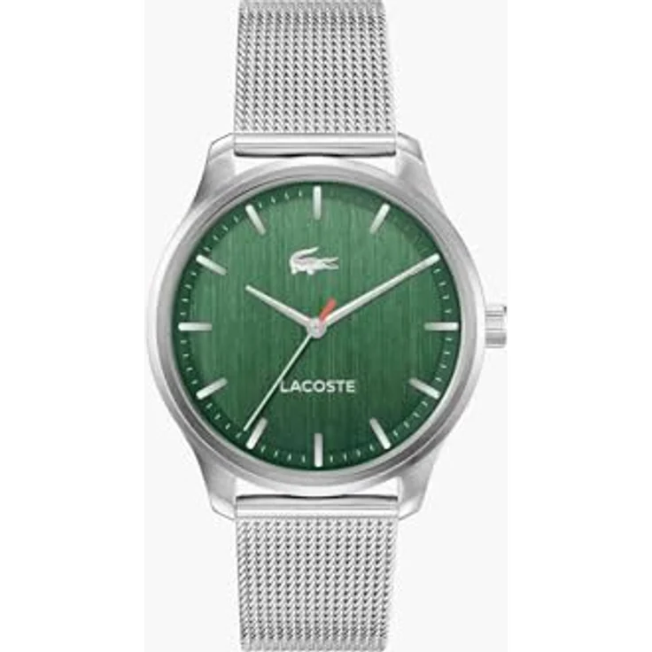 LACOSTE Klassische Uhr 2011374, Armbanduhr mit Edelstahlgehäuse, Schwarz – Bild 1
