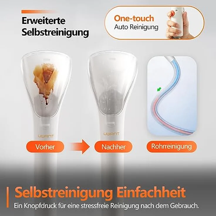UWANT Teppichreinigungsgerät UWANT B100 Reinigungsmaschine, Teppichreinigungsgerät, 450,00 W, beutellos – Bild 3