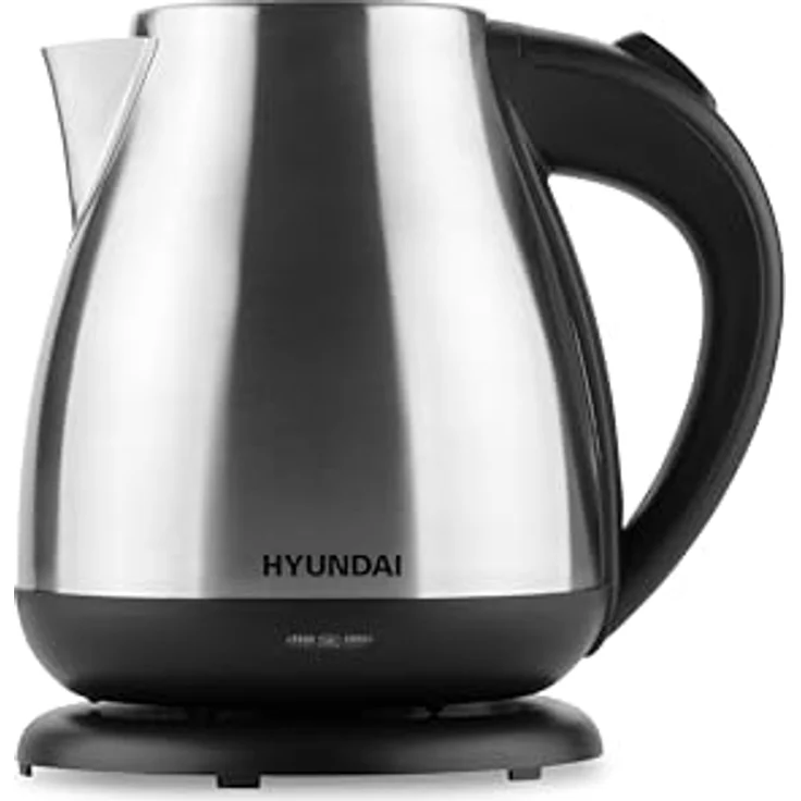 Hyundai Wasserkocher HYUVK782, 1,7 l, 2200 W, modernes Edelstahldesign – Bild 2