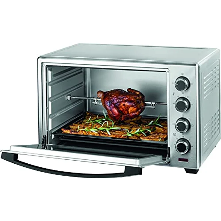 ECG Minibackofen ET 20482 Stainless, 4 Einstellungsmodi für den Ofen- und Grillmodus – Bild 2