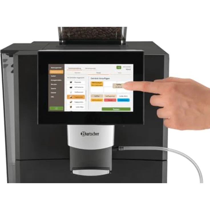 Bartscher Kaffeevollautomat Easy Plus 550, 60 Tassen/Stunde, Schwarz – Bild 4