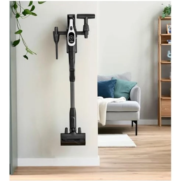 Bosch BCS1041WAC Unlimited 10 Akku-Staubsauger, Weiß, Power-for all kompatibler Austauschbarer 4.0 Ah Akku mit bis zu 80 Minuten Laufzeit – Bild 1