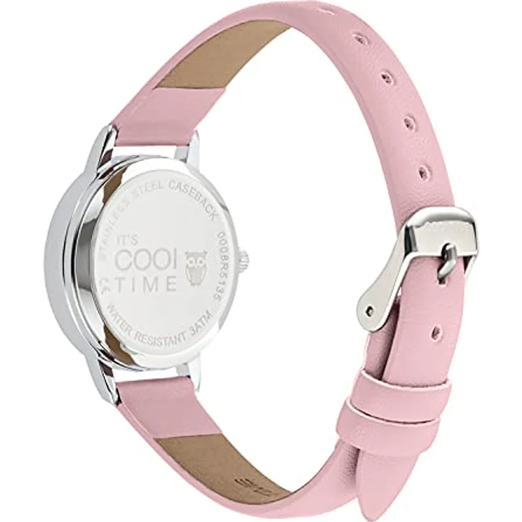 Cool Time Mädchen Kinder Armbanduhr mit glitzernden Schmetterlingen, pink – Bild 3
