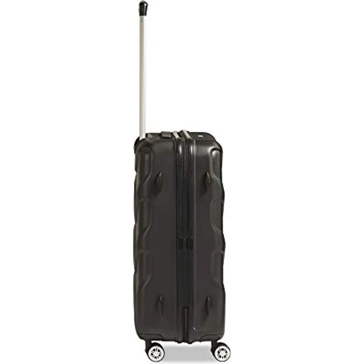STRATIC Arrow 2 Hartschalen-Koffer Trolley Reisekoffer Rollkoffer 4 Rollen TSA-Zahlenschloss, Größe M, Black – Bild 5