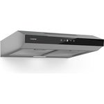 Klarstein Dunstabzugshaube 60cm, Abluft-Dunstabzugshaube in Edelstahl, leise mit 175 m³/h Luftstrom und LEDs