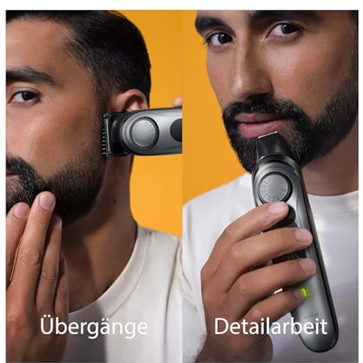 Braun Series 7 BT7420 Barttrimmer, Trimmer/Haarschneider Herren, Haarschneidemaschine Profi, 40 Einstellungen, Ladestation, Reiseetui, Bartschablone, 100 Min. kabellose Laufzeit, wasserdicht – Bild 3