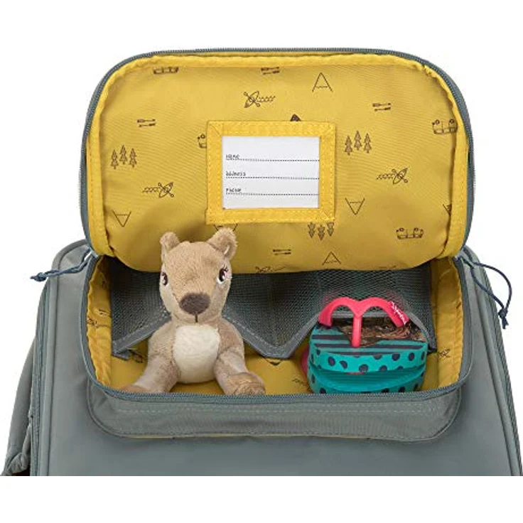 LÄSSIG Kinder Trolley Reisekoffer mit Packriemen und Rollen 18,3 Liter, 46 cm, 3 Jahre/Trolley Adventure Bus – Bild 4